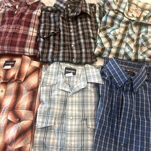 Men’s button down shirts wrangler & ariat